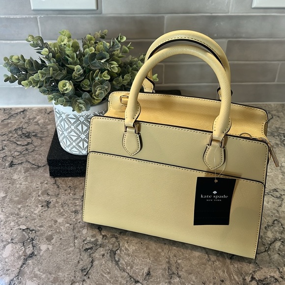 🎉Host Pick🎉Kate Spade Madison Small Satchel in Butter Color - Picture 2 of 14